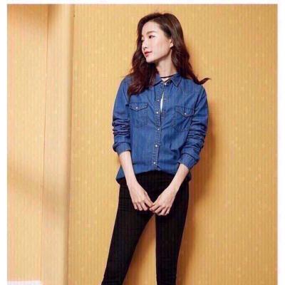 ÁO SƠ MI JEAN NỮ HOLLISTER TAY DÀI - NJ976